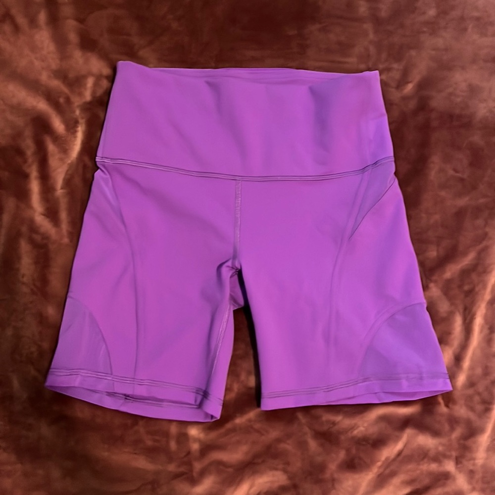 Lululemon wunder train mesh panel high-rise short 6’’